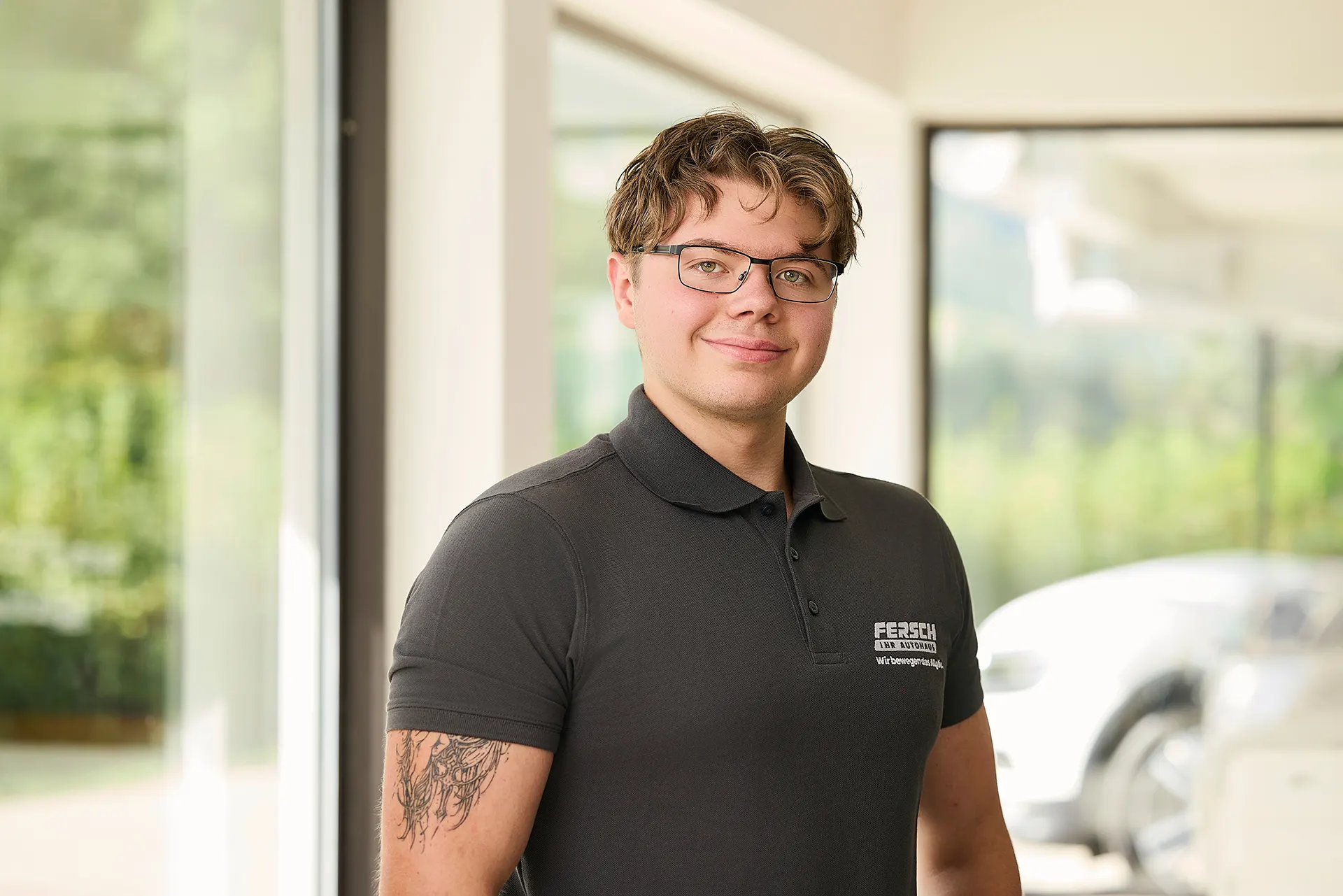 Veit Hobusch, Lackiererei beim Autohaus Fersch in Bad Hindelang